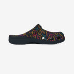 Color lines Print clogs