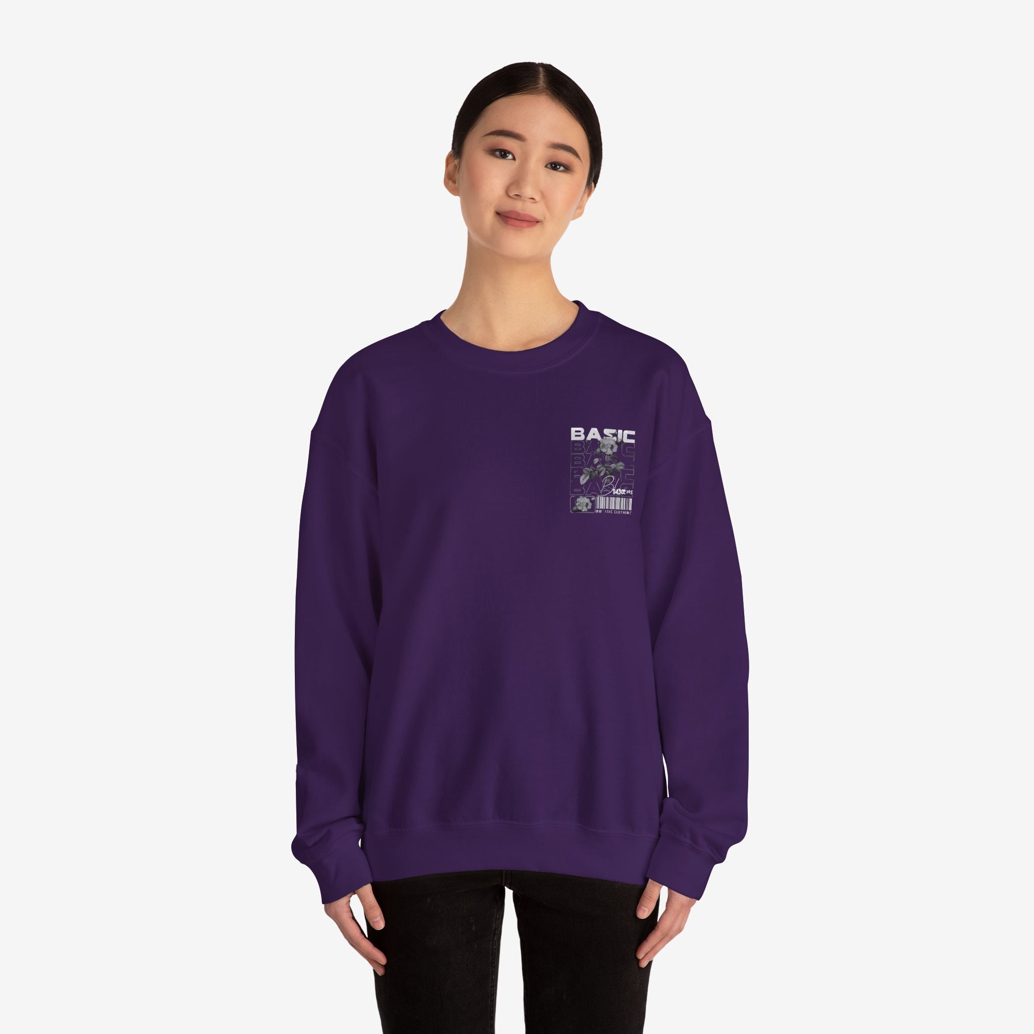 Unisex Heavy Blend™ Crewneck Sweatshirt - BASIC Graphic Tee for Casual Style