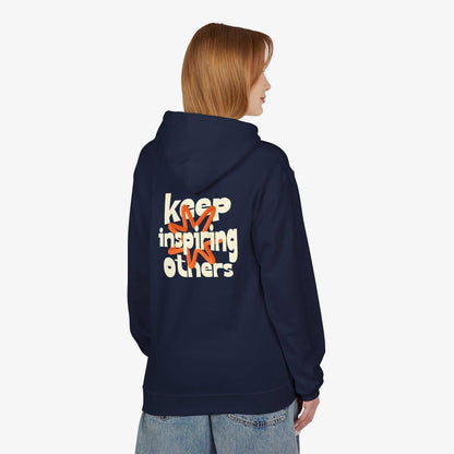Inspirational Hoodie | Keep Inspiring Others | Unisex Midweight Fleece
