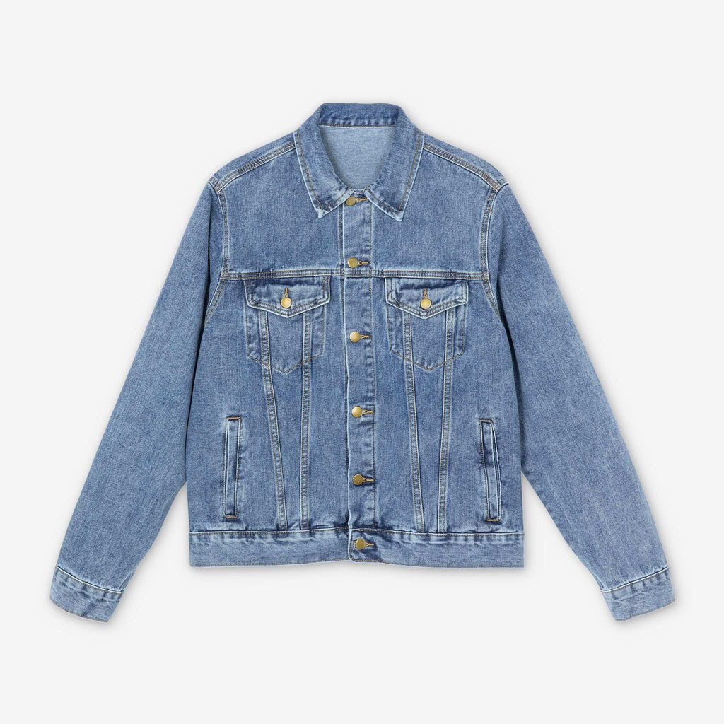 Overthinking Solved Nothing Denim Jacket