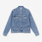 Overthinking Solved Nothing Denim Jacket