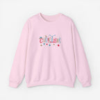 Christmas Crewneck Sweatshirt Light Pink S 