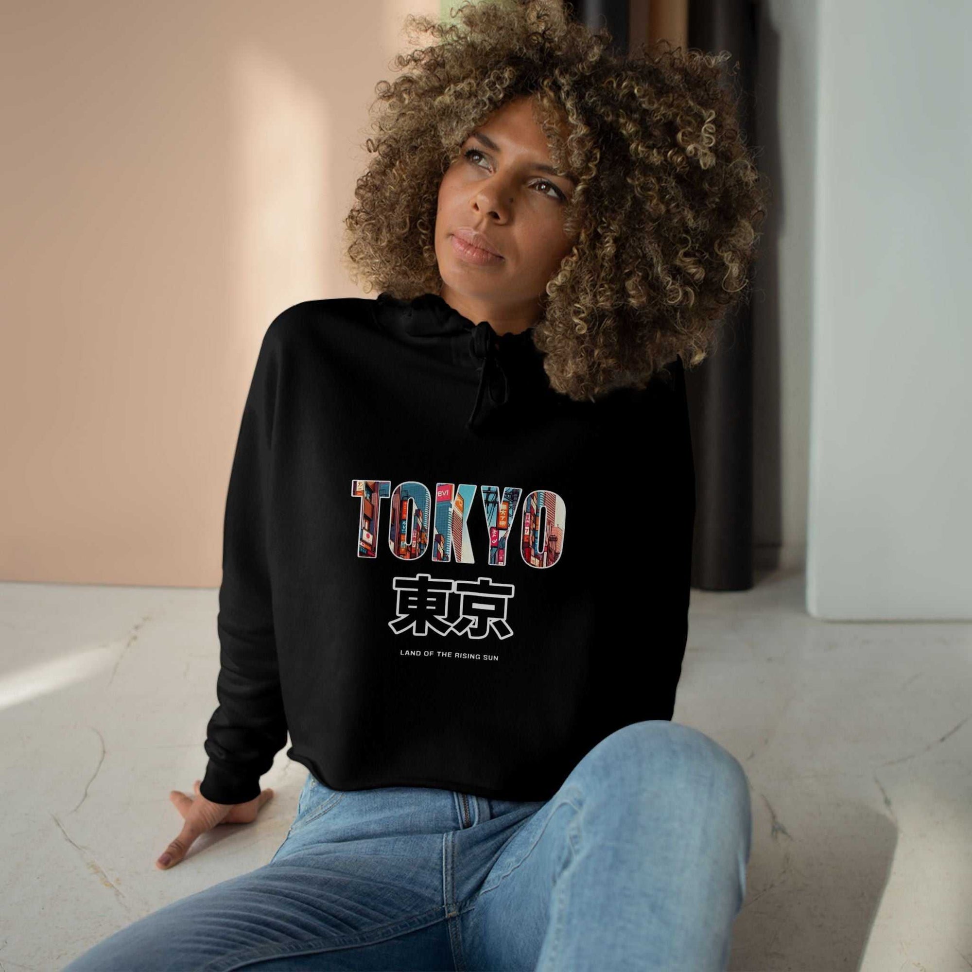 Tokyo Crop Hoodie
