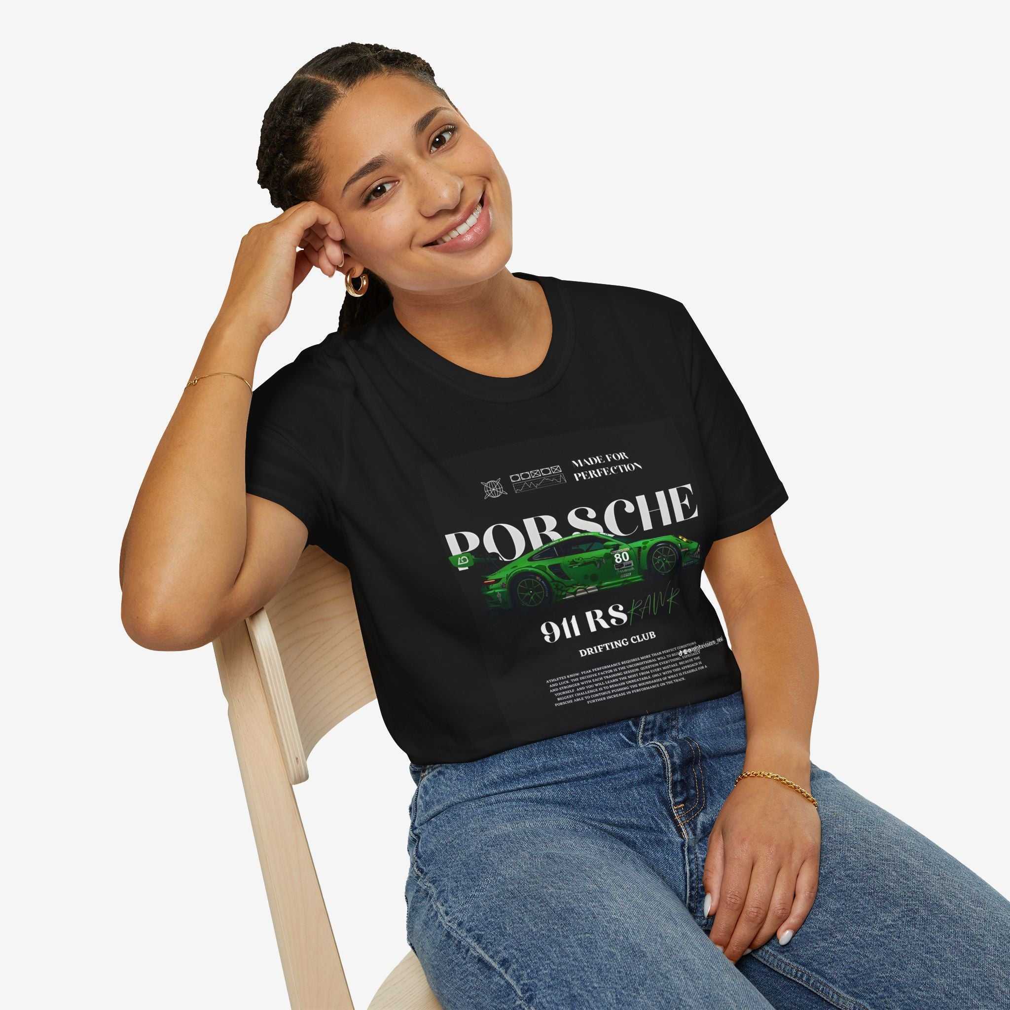 Porsche 911 RS Drifting Club Unisex Softstyle T-Shirt