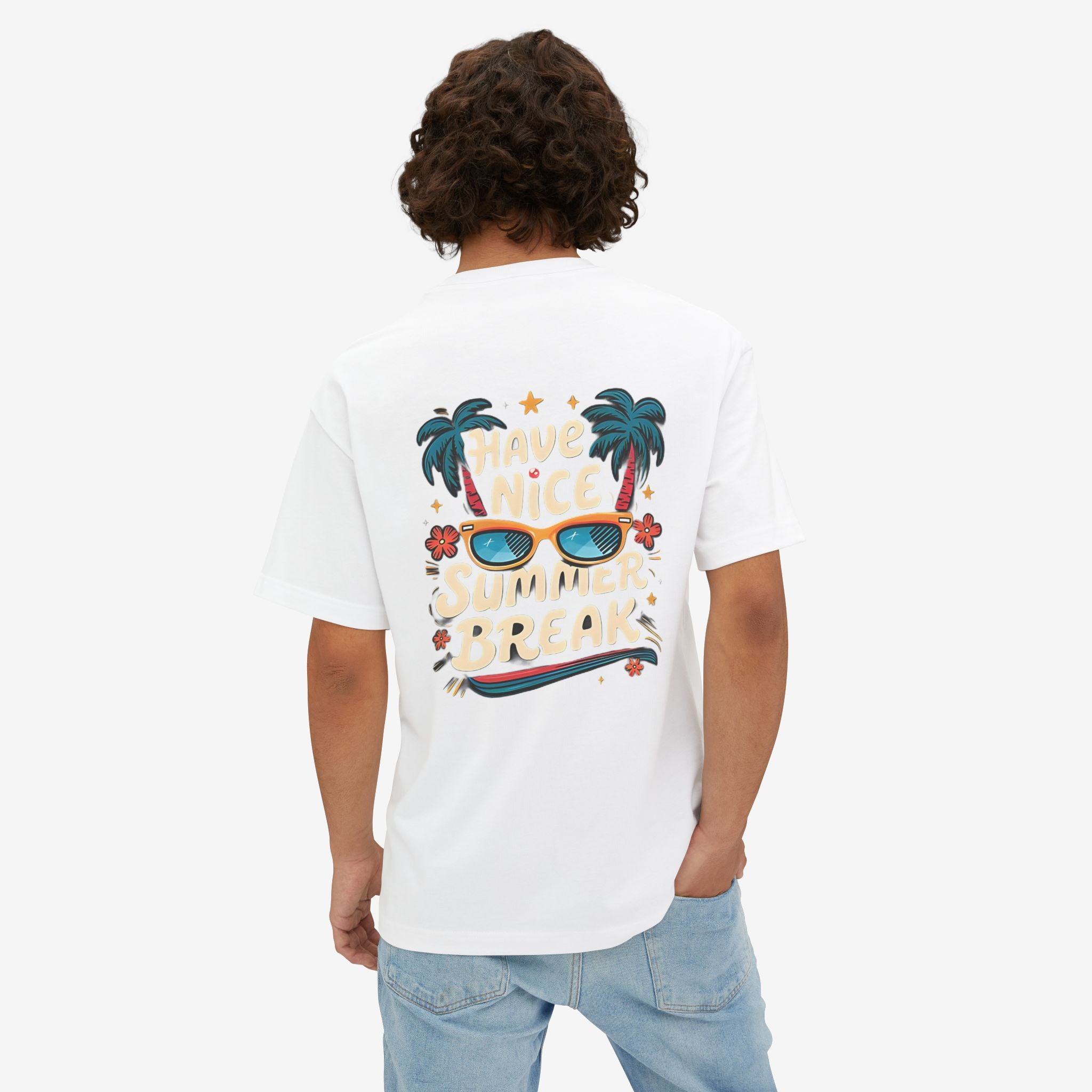 Oversized Boxy Tee - Summer Break Vibes