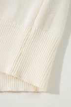 Apricot Halloween Boo Drop Shoulder Knit Sweater