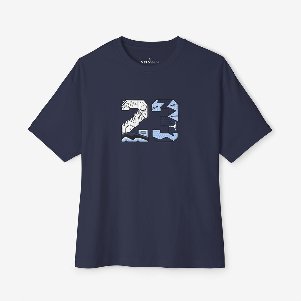Unisex Oversized Boxy Tee - Retro Jordan 23 Graphic Tee