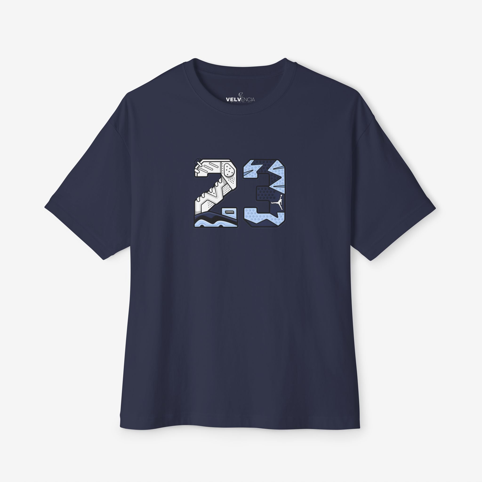 Unisex Oversized Boxy Tee - Retro Jordan 23 Graphic Tee