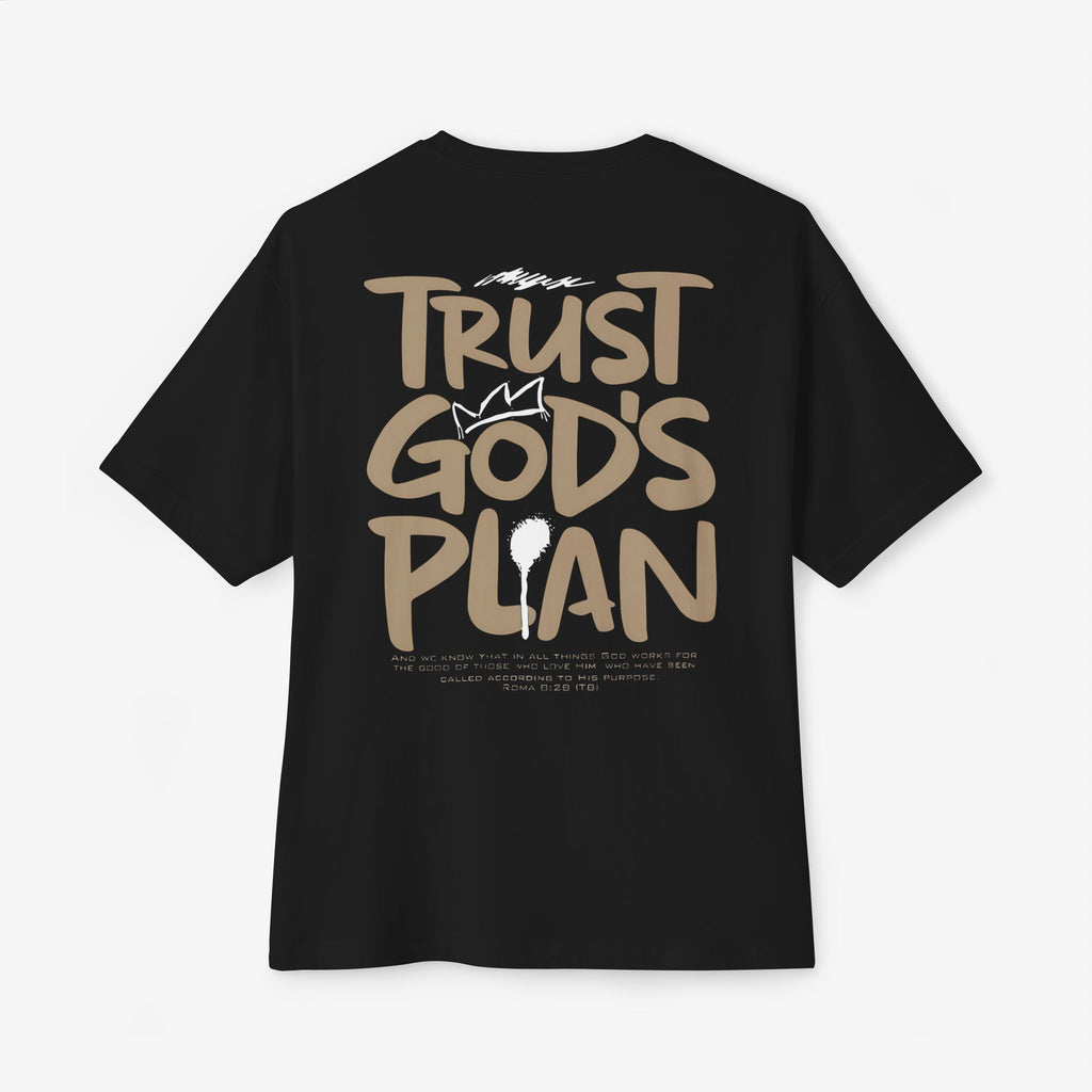 Unisex Oversized Tee - Trust God's Plan
