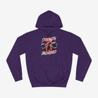 Strength Unleashed Custom Hoodie Design Purple XS 