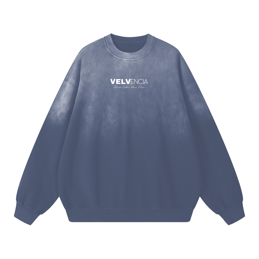 Sunfade Drop-Shoulder Cotton Sweatshirt