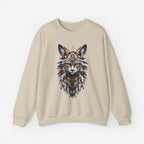 Cat Mandalas Sweatshirt Sand S 