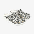 Trendy Clogs with Graffiti Design