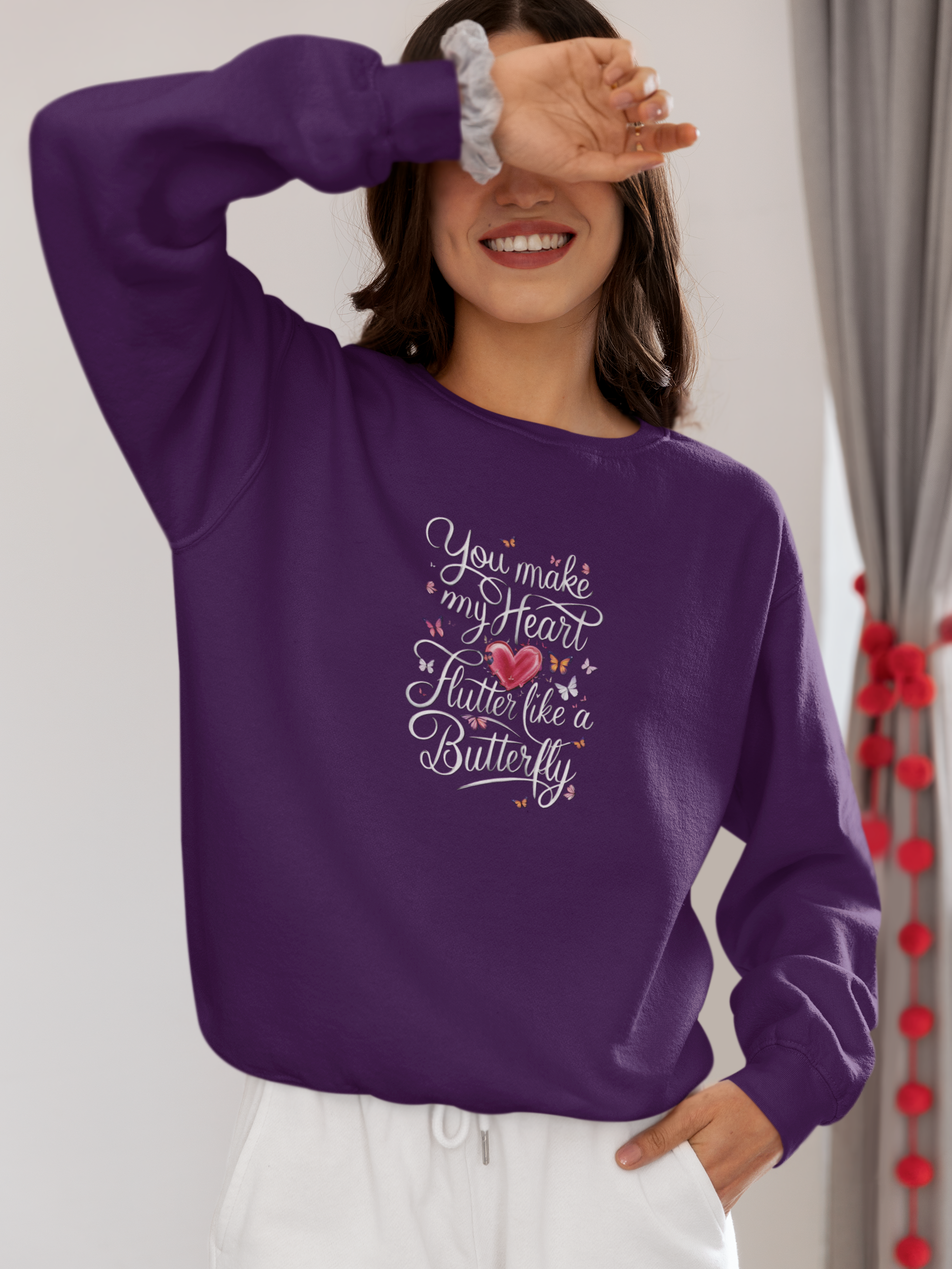 You make my heart Crewneck Sweatshirt