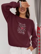You make my heart Crewneck Sweatshirt