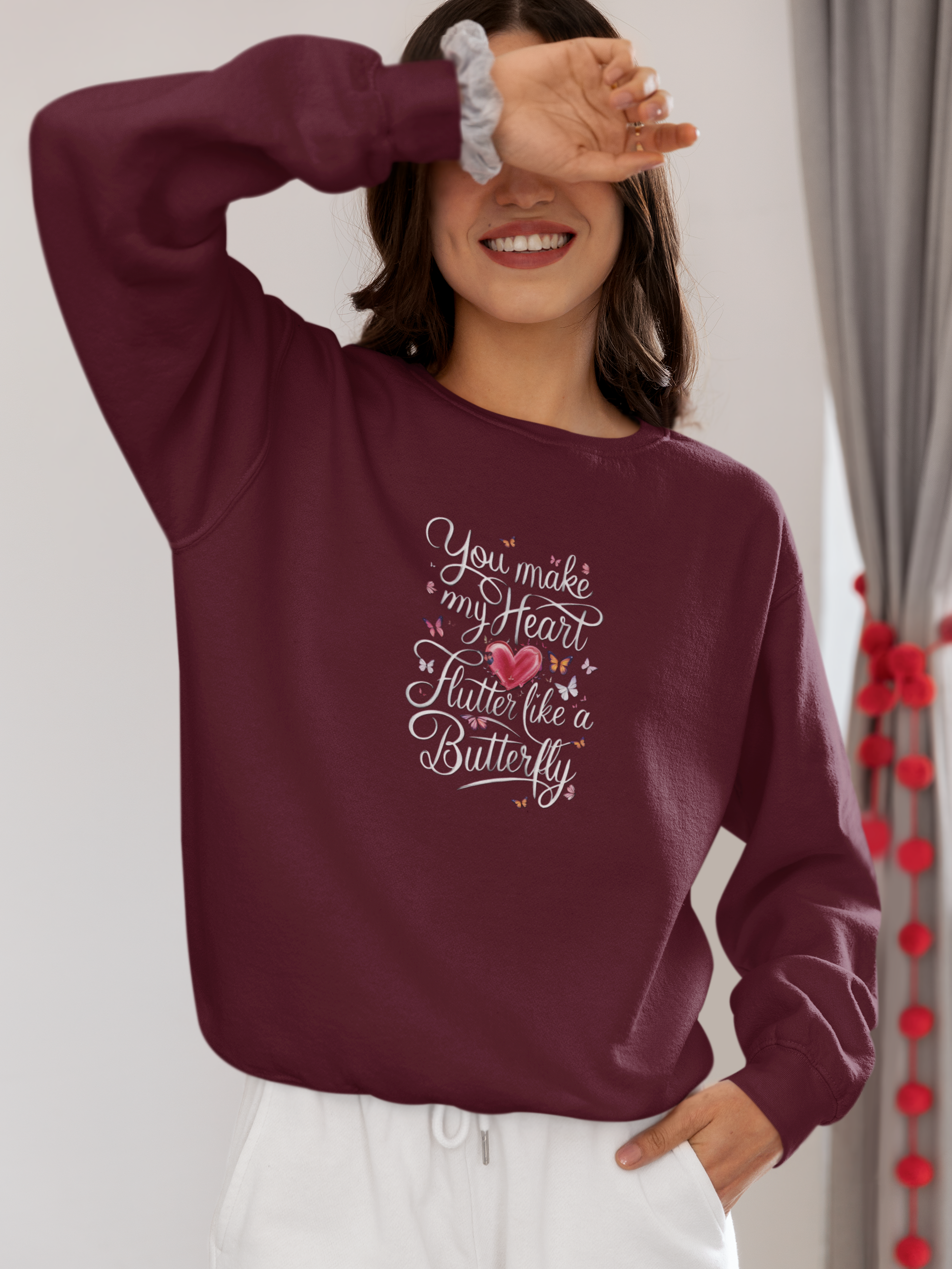You make my heart Crewneck Sweatshirt