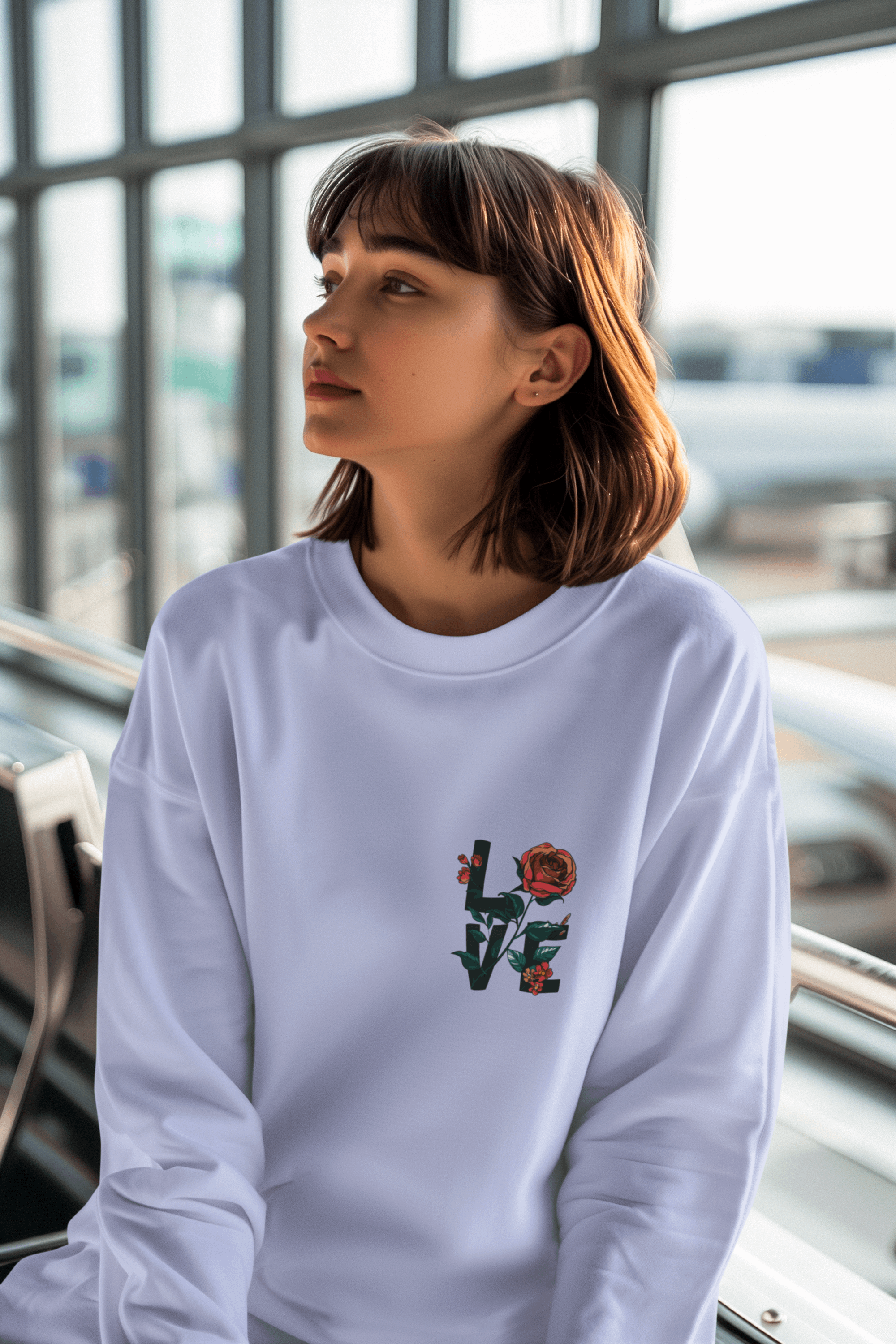 Crewneck Sweatshirt LOVE FOREVER