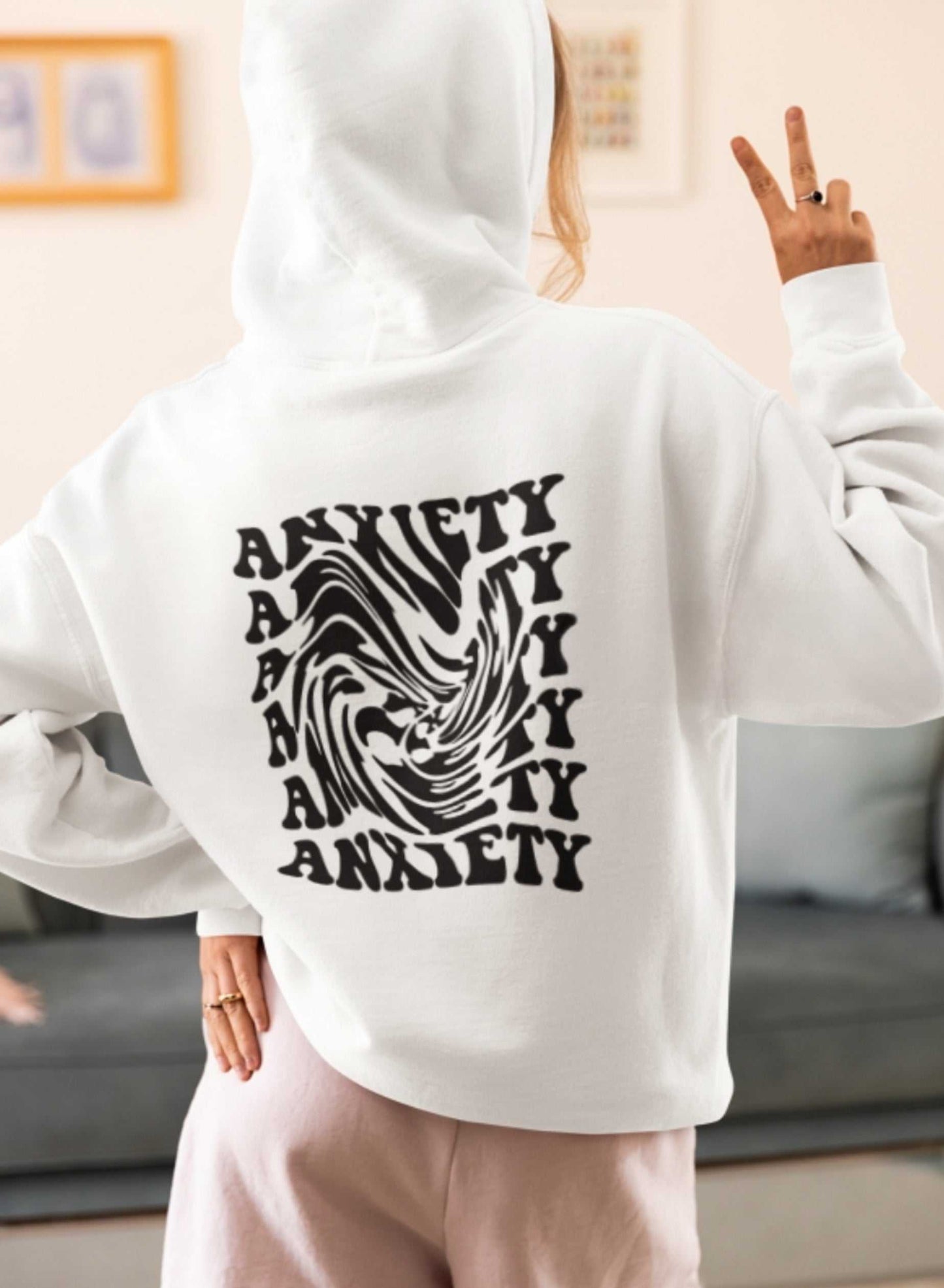 Anxiety Design Hoodie