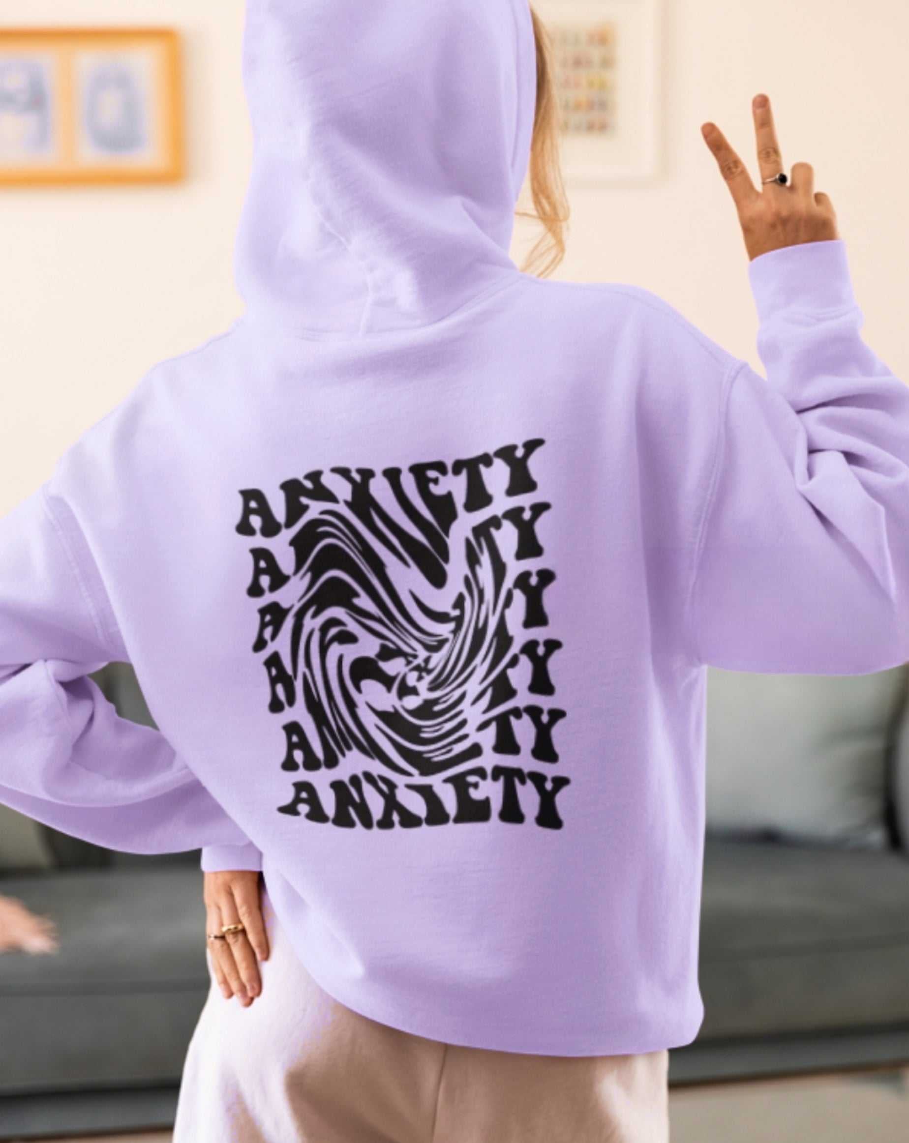 Anxiety Design Hoodie