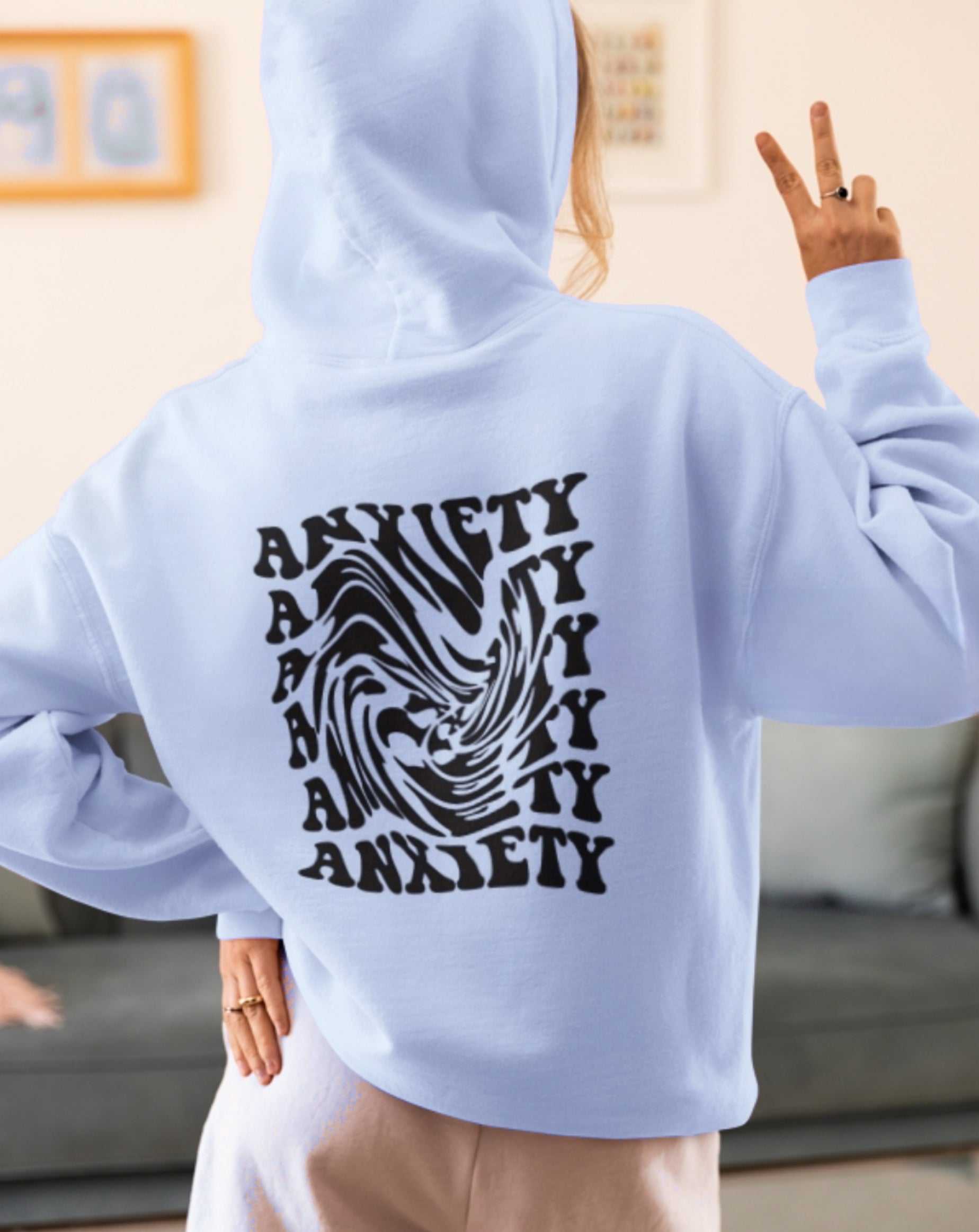Anxiety Design Hoodie