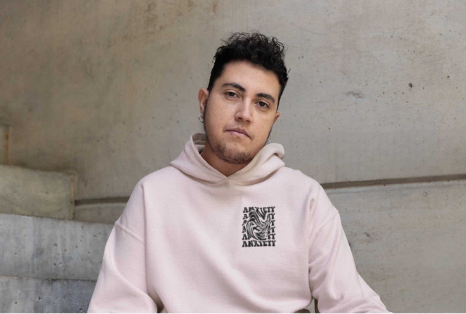 Unisex Anxiety Print Hoodie - Comfortable and Stylish for Mindfulness