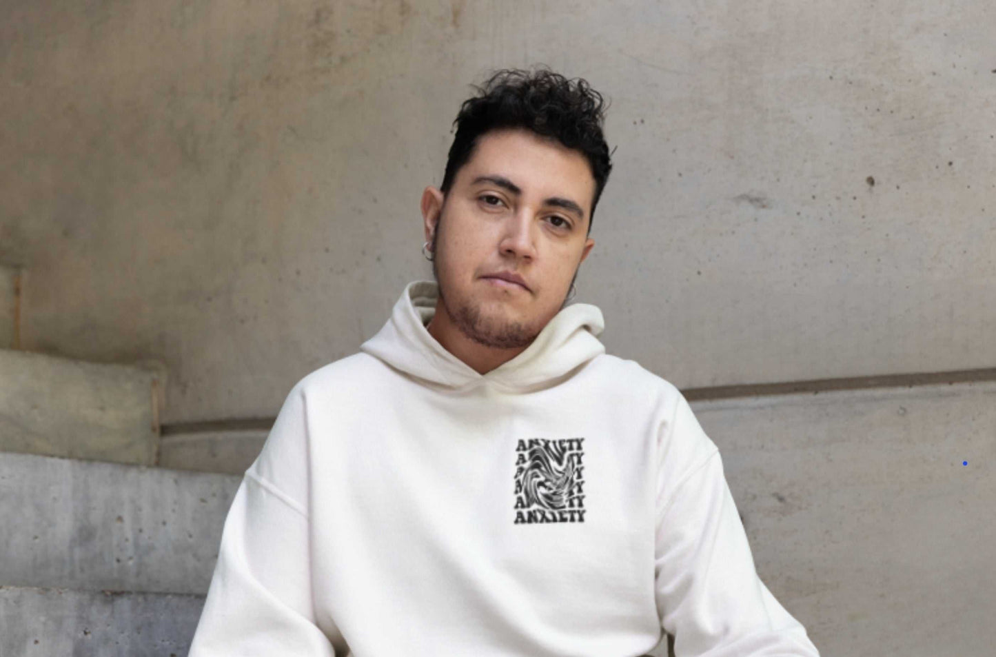 Unisex Anxiety Print Hoodie - Comfortable and Stylish for Mindfulness