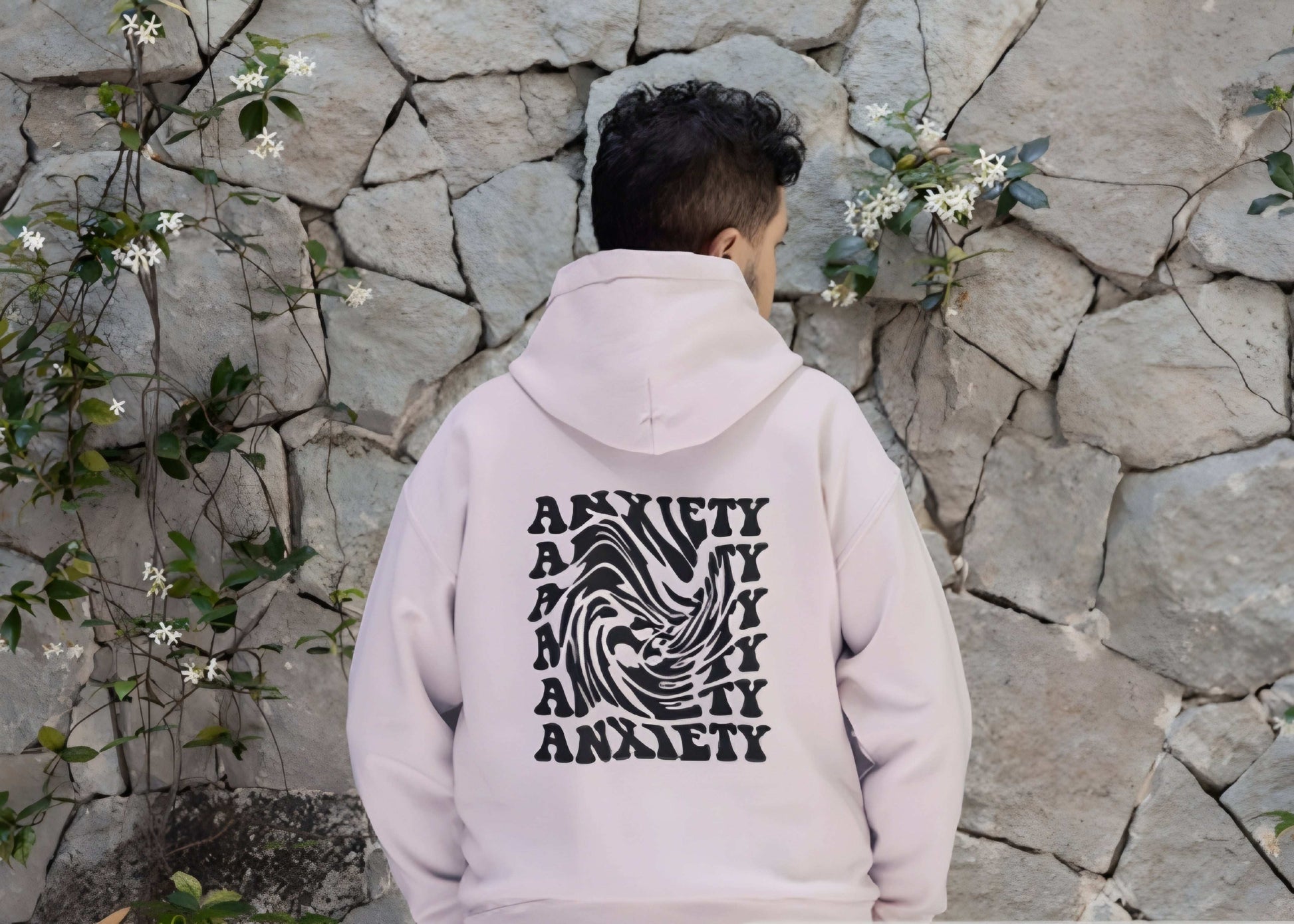 Unisex Anxiety Print Hoodie - Comfortable and Stylish for Mindfulness