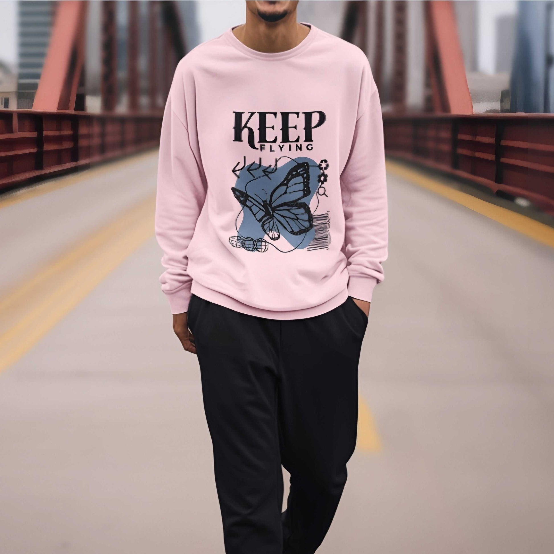 Keep Flying Unisex Crewneck Sweatshirt