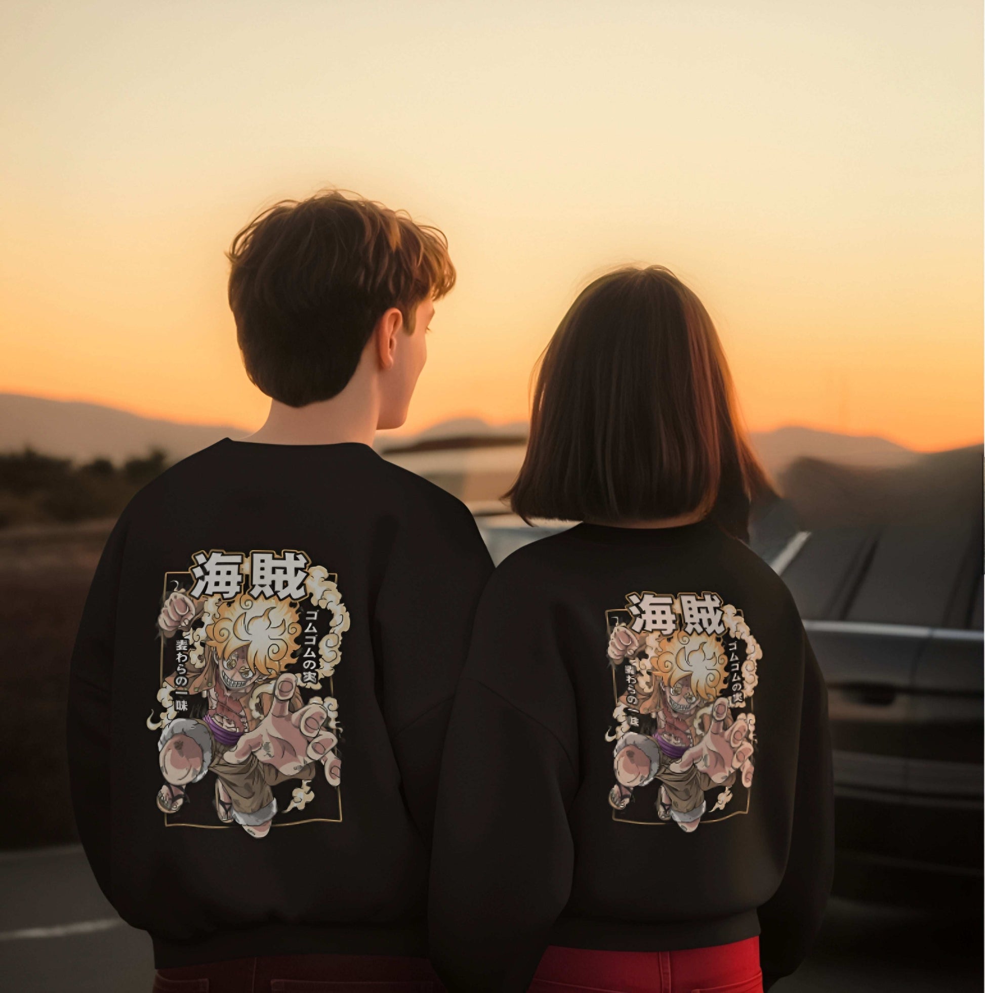 Unisex Sweatshirt - Bold Anime Inspired Design