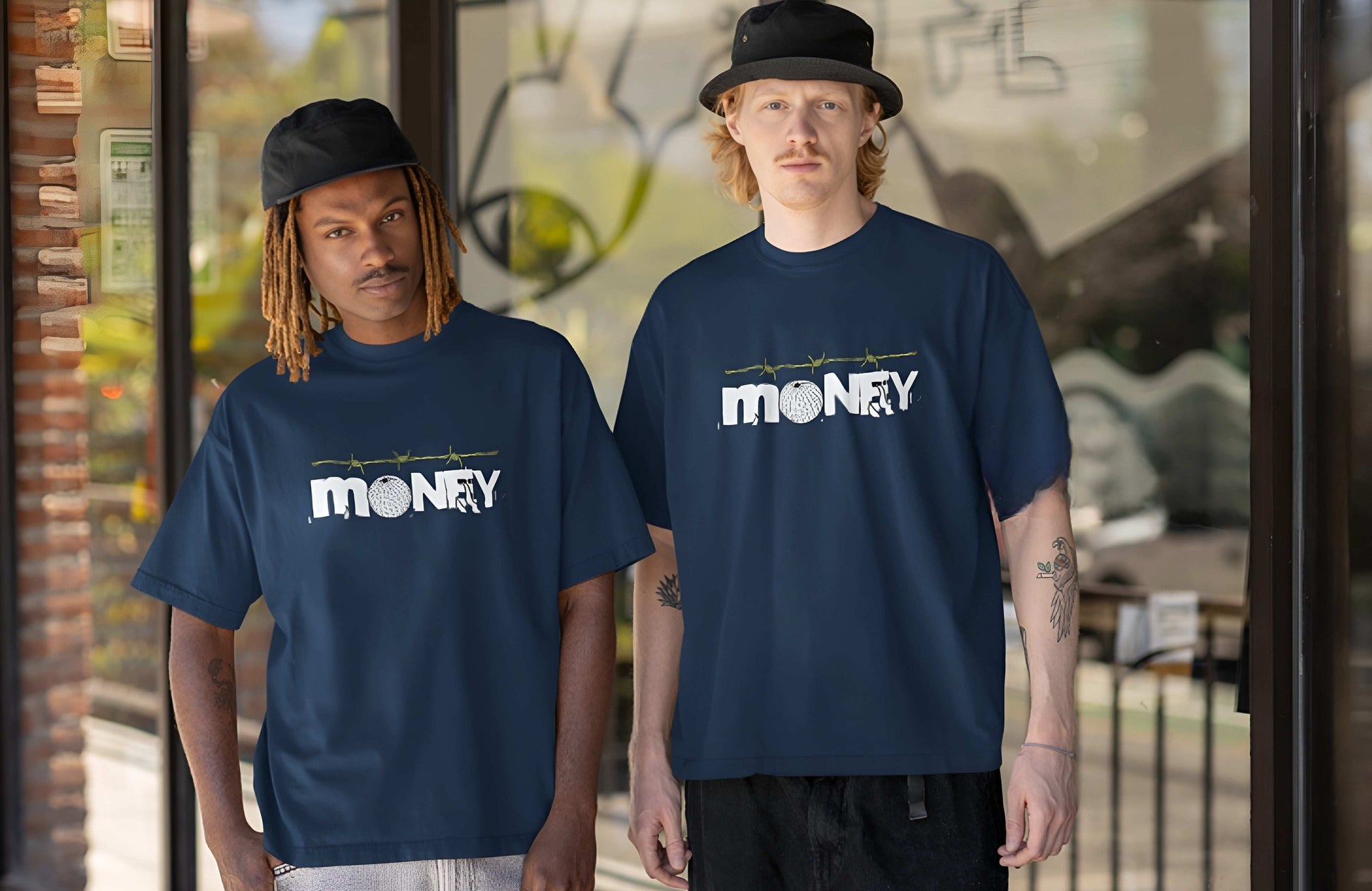 Unisex Oversized Boxy Tee - Money Moves Graphic Tee