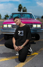 Unisex Oversized Boxy Tee - Retro Jordan 23 Graphic Tee