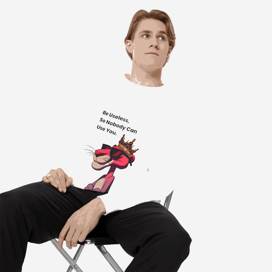 Be Useless Crewneck Sweatshirt - Fun & Comfy Unisex Sweatshirt with Quirky Design
