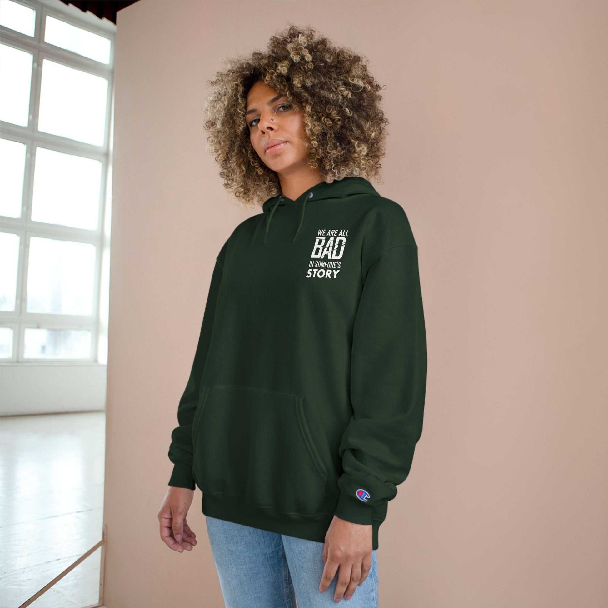 Unisex Heavy Blend Hooded Sweatshirt - "We Are All Bad in Someone's Story"