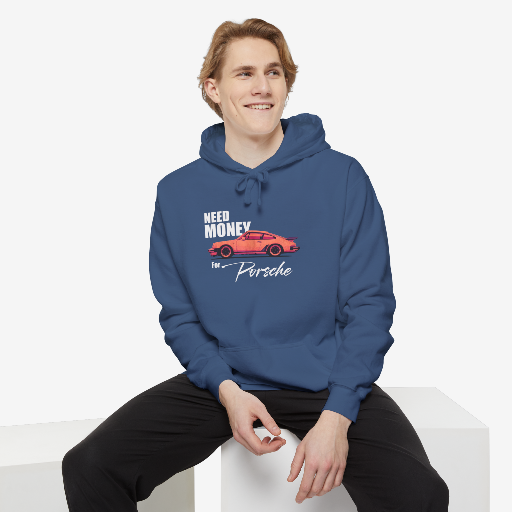 Porsche Enthusiast Hoodie - Need Money for Porsche 911 Design