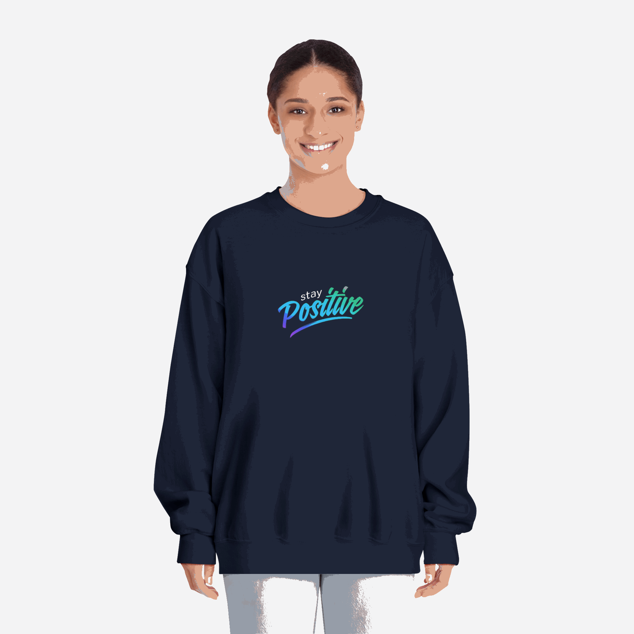 Stay Positive Crewneck Sweatshirt