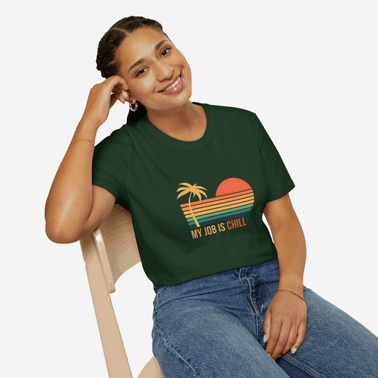 Unisex Oversized Tee - My Job Is Chill