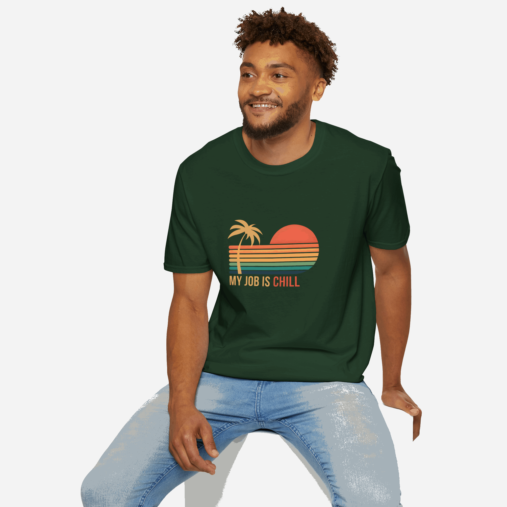 Unisex Oversized Tee - My Job Is Chill