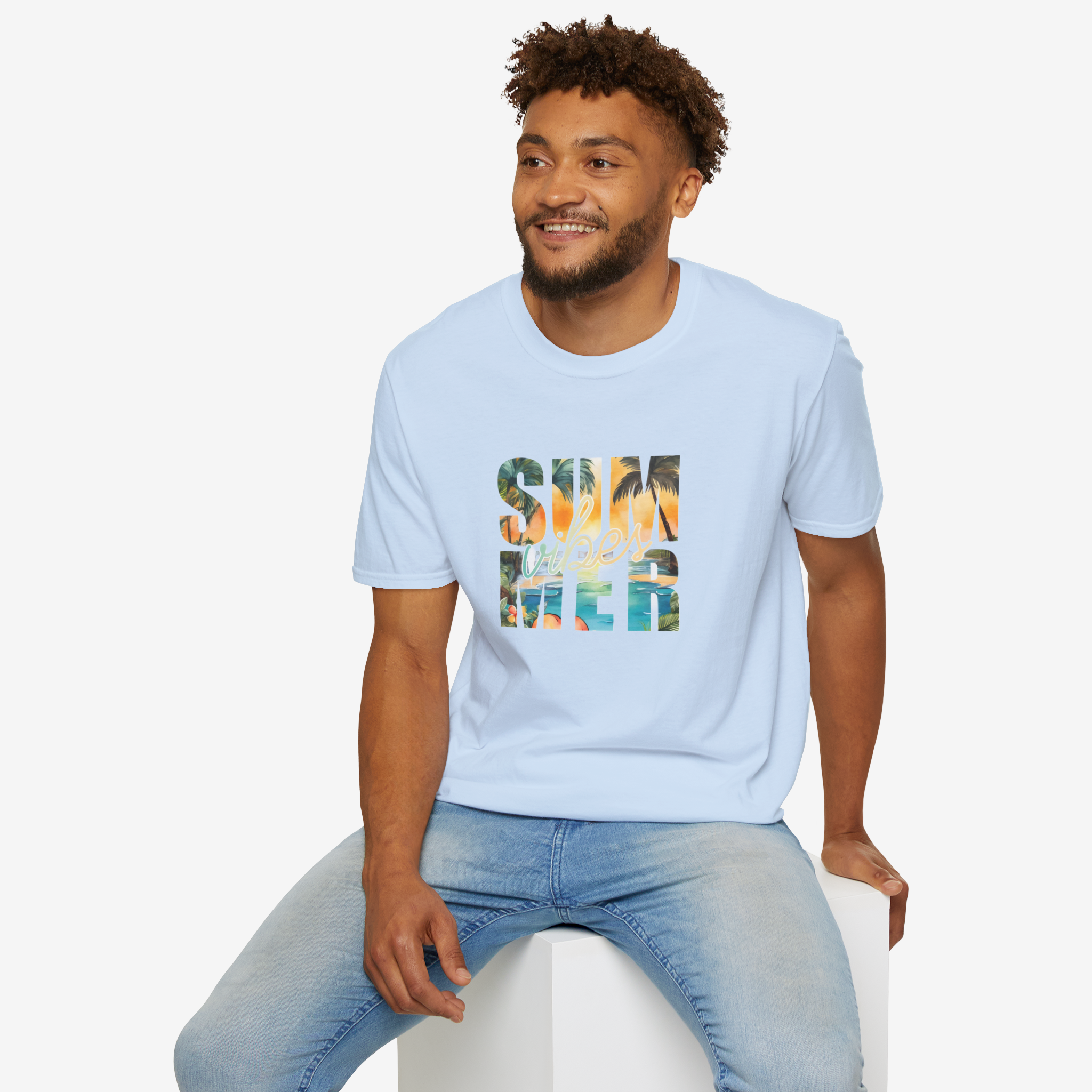 Summer Vibes Unisex Heavy Cotton Tee