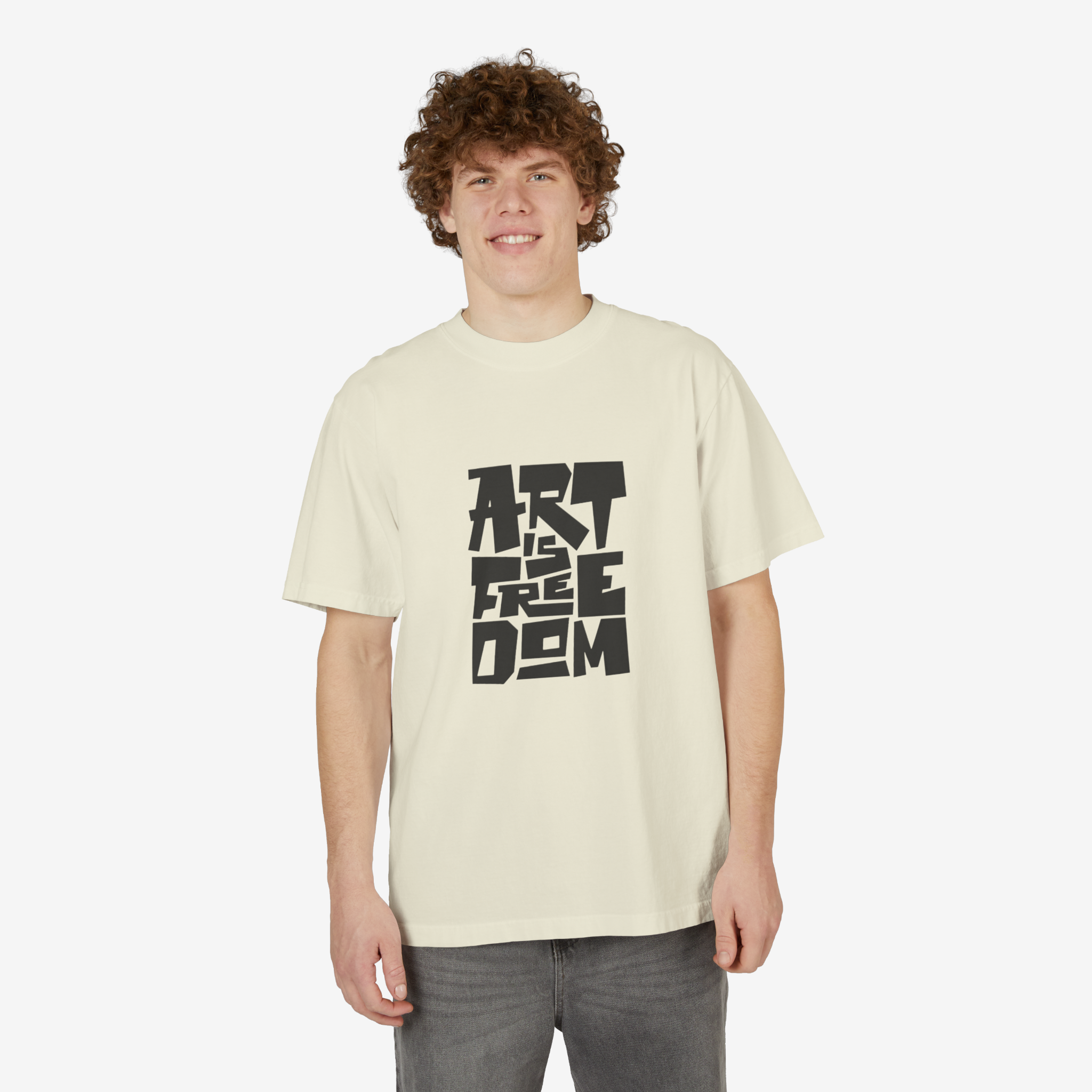 Art is Freedom Heavy Cotton Tee