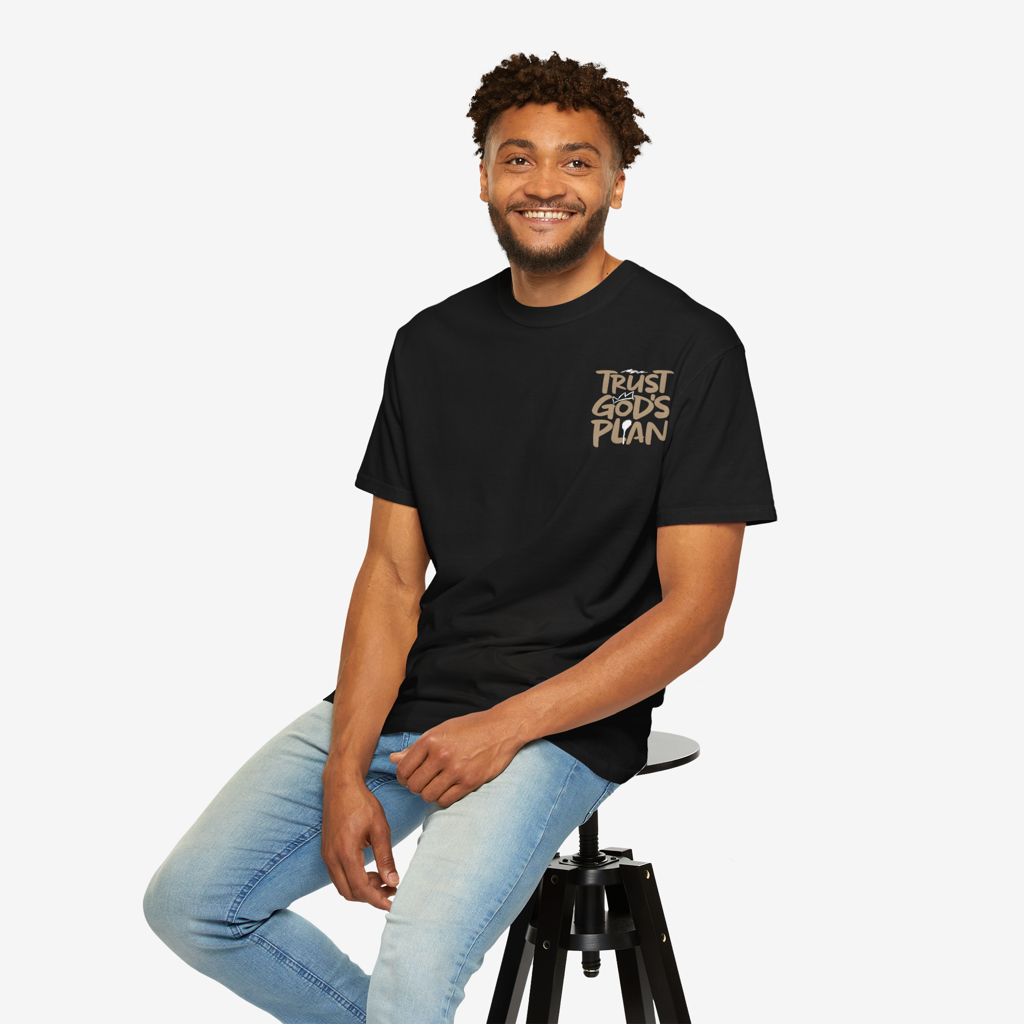 Unisex Oversized Tee - Trust God's Plan