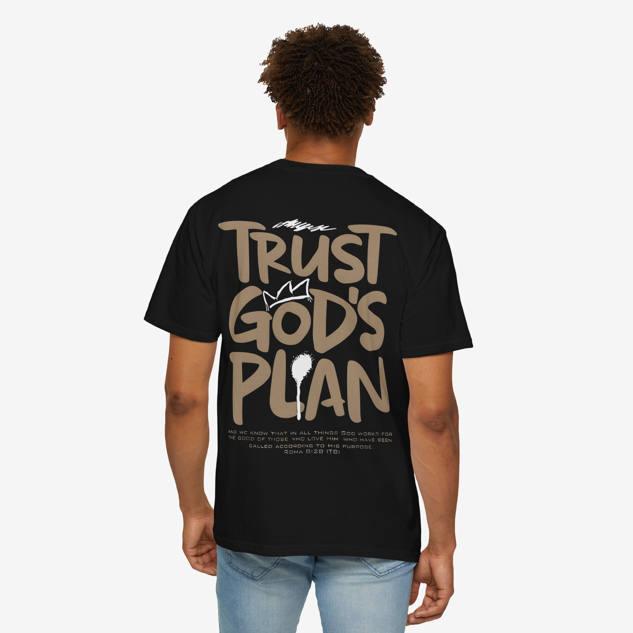 Unisex Oversized Tee - Trust God's Plan