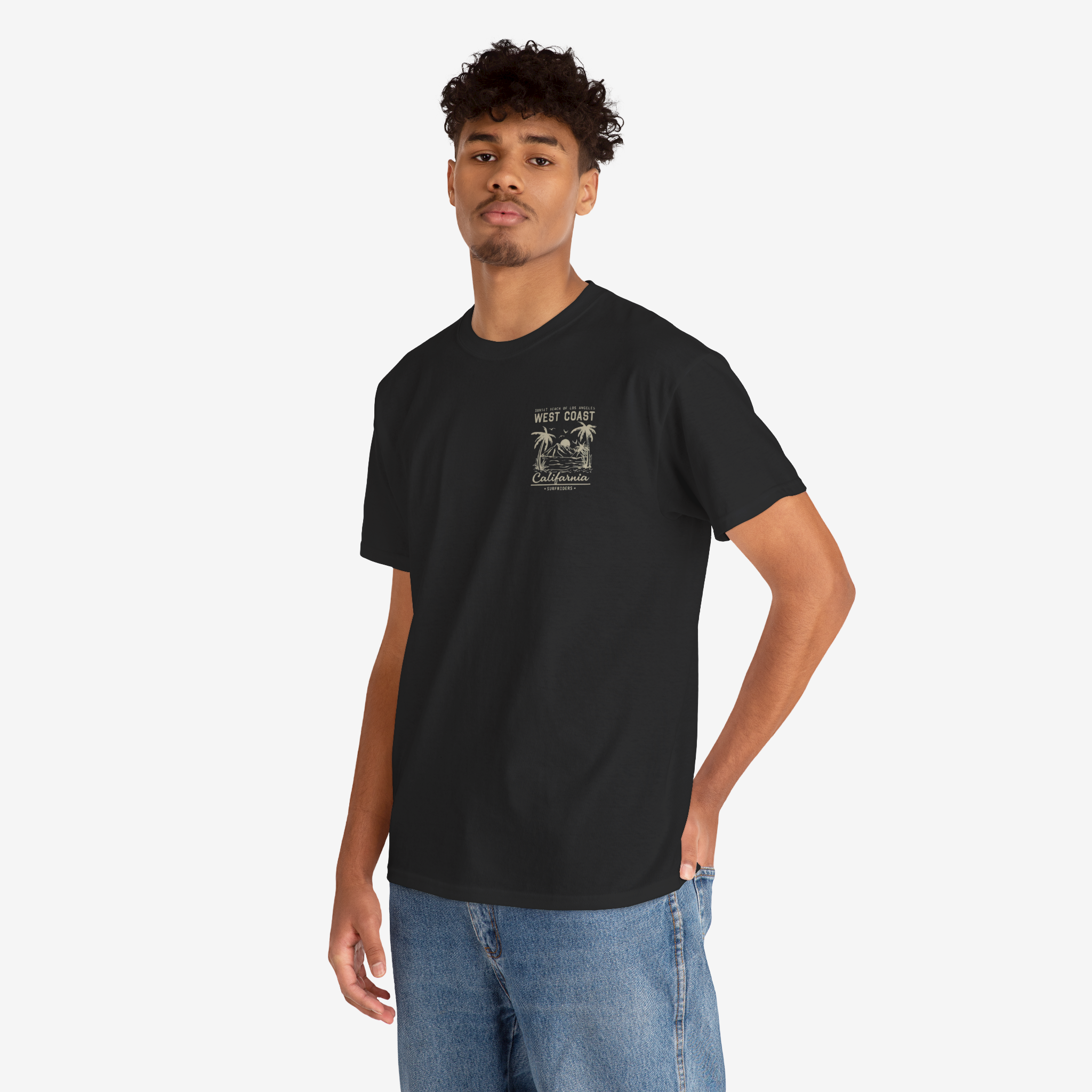West Coast Sunrise Oversized Tee