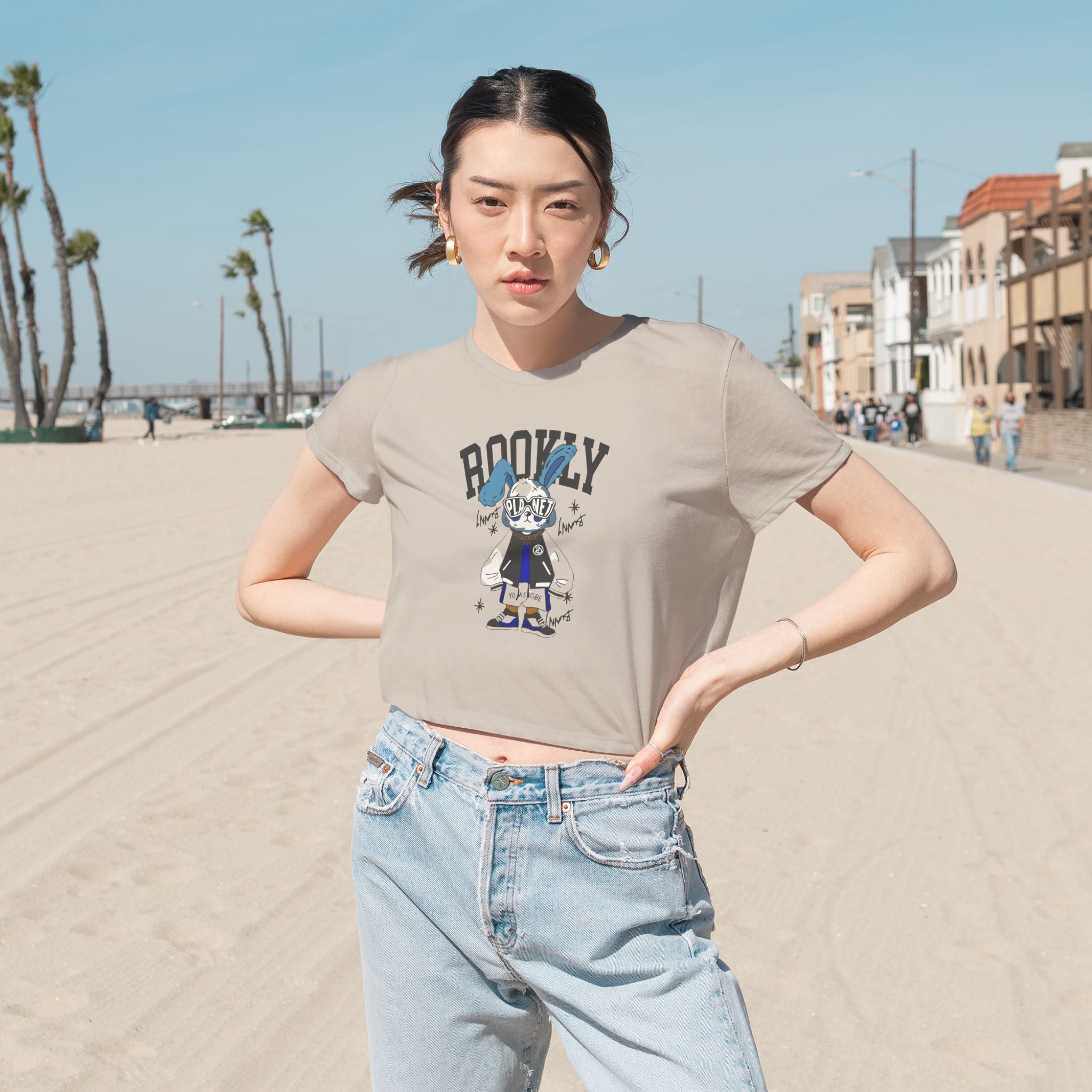 Brooklyn Vibes Women's Crop Tee