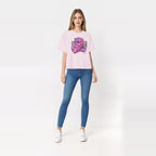 Cute Oversized Tee with Graphic Bear Design, Fun Casual Wear, Gift for Teens, Weekend Style, Streetwear Fashion, Unique Graphic Tee