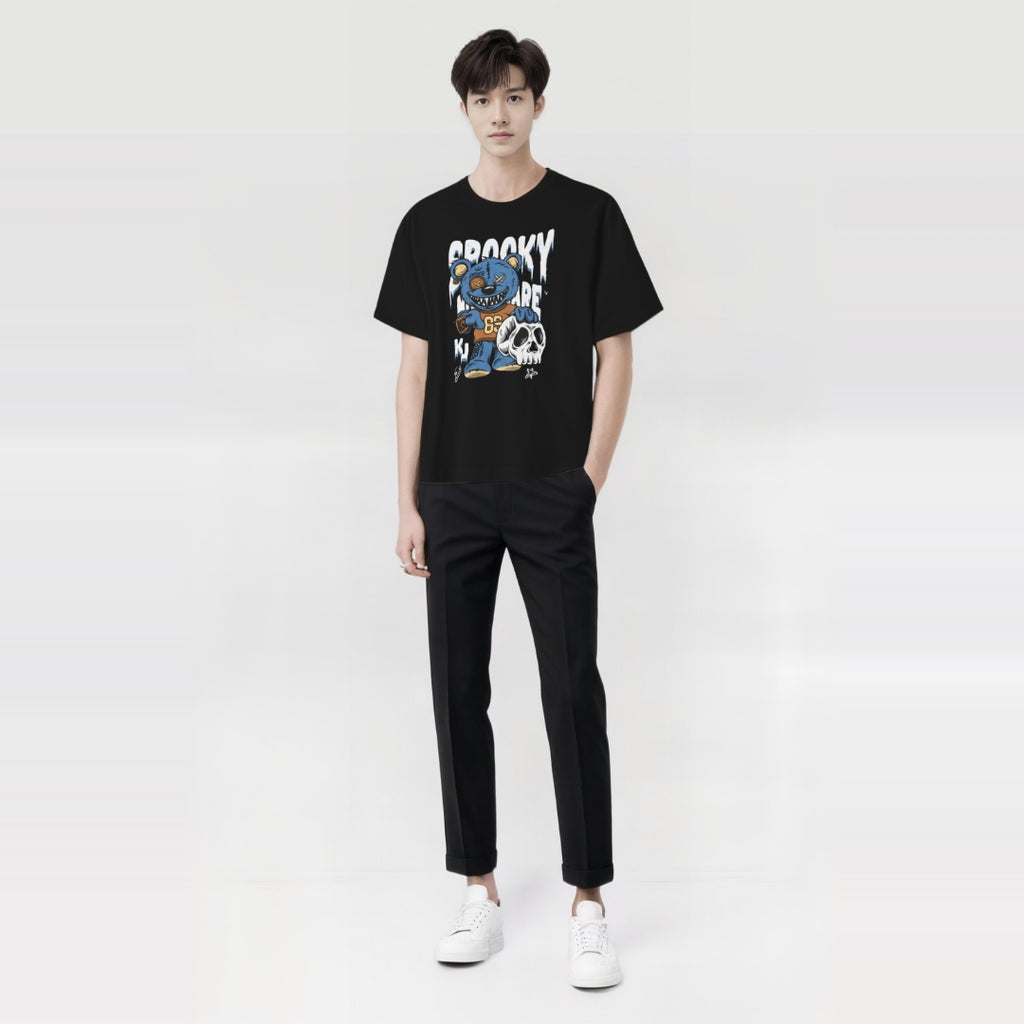 Spooky Cartoon Oversized Tee