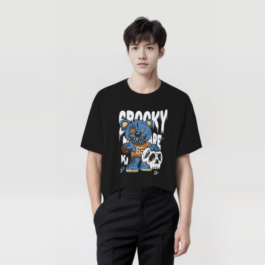 Spooky Cartoon Oversized Tee