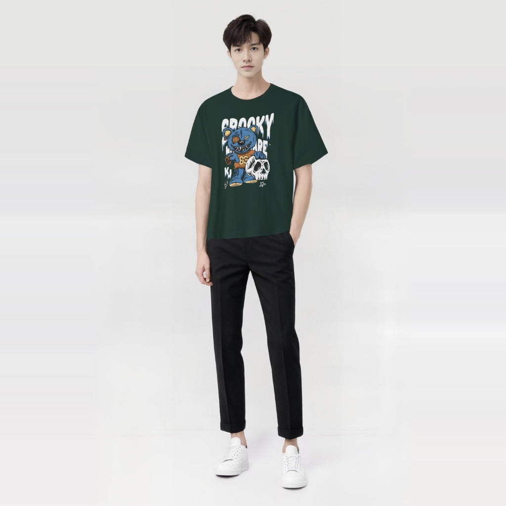 Spooky Cartoon Oversized Tee