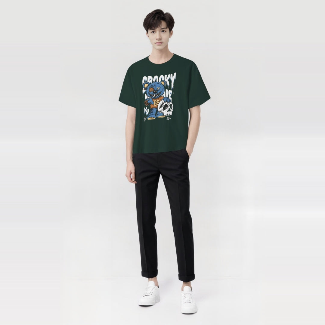 Spooky Cartoon Oversized Tee
