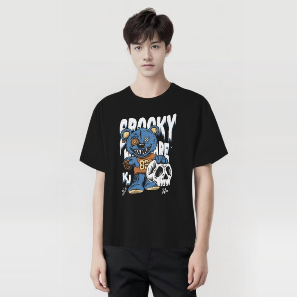 Spooky Cartoon Oversized Tee