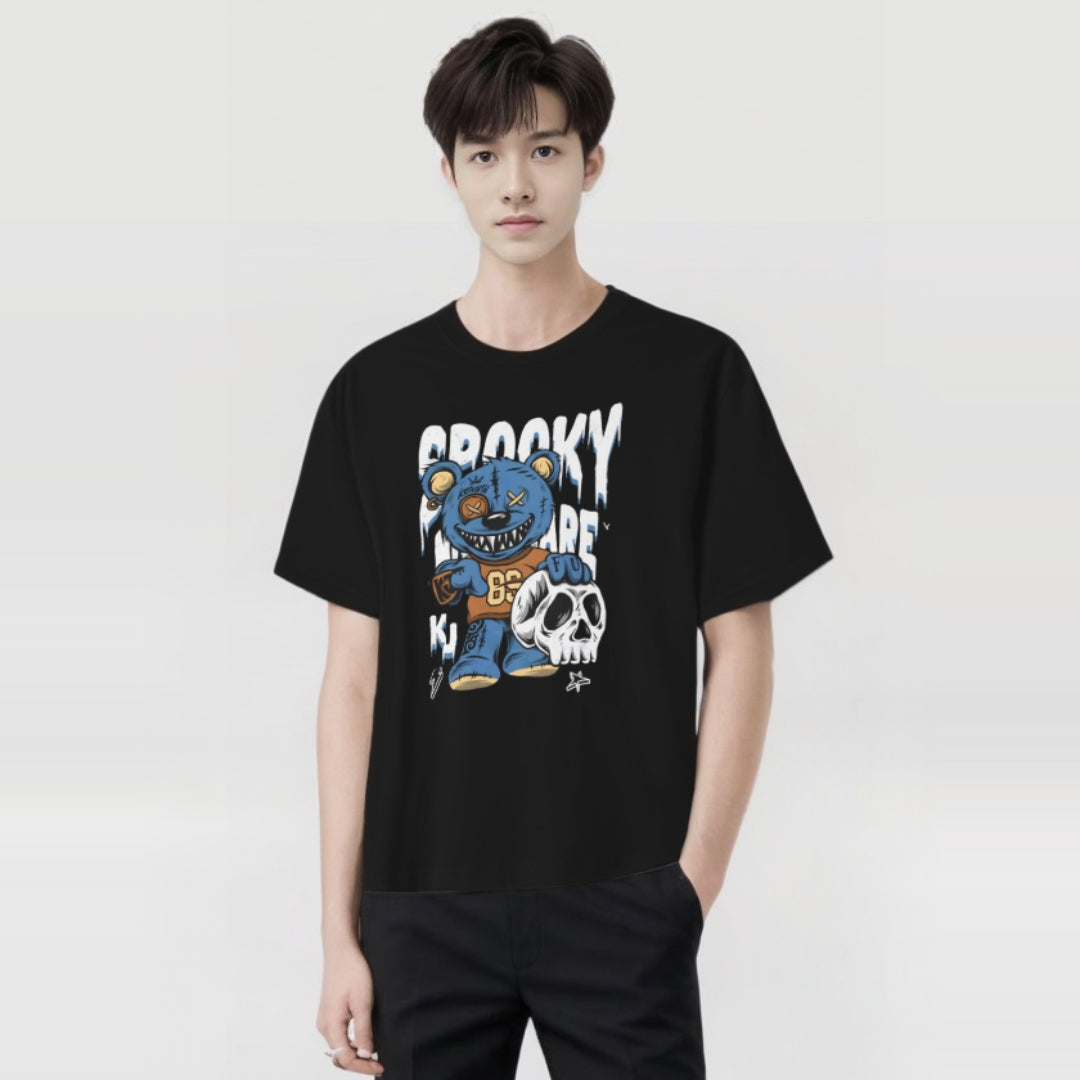Spooky Cartoon Oversized Tee